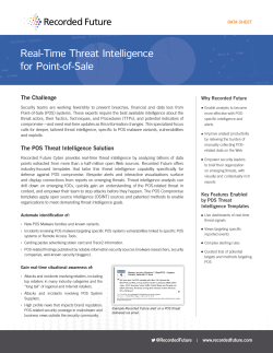 Real-Time Threat Intelligence for Point-of-Sale