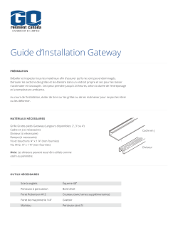 Guide d`Installation Gateway