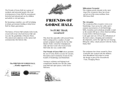 Nature Trail Leaflet - Friends of Gorse Hall