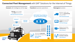 Connected Fleet Management with SAPÂ® Solutions for