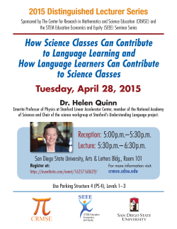 How Science Classes Can Contribute to Language Learning and