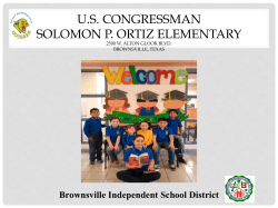 U.S. Congressman Solomon P. Ortiz Elementary (EE-5)