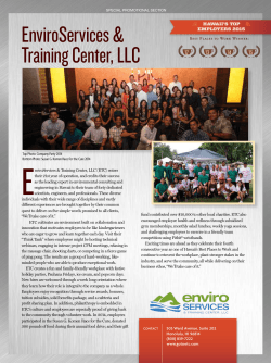 2015-Hawaii-Business-Write-up - EnviroServices & Training Center