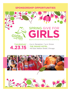 SPRING GIVE FOR - Girls on the Run