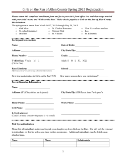 Spring2015 registration form