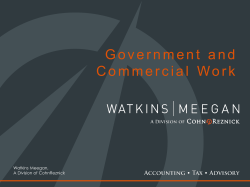 Government and Commercial Work