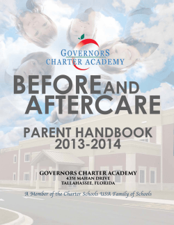 BEFORE - Governors Charter Academy