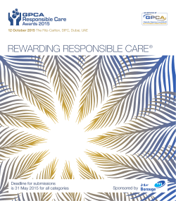 RC Awards - GPCA Responsible Care Conference