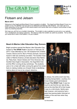 Flotsam & Jetsam E-Bulletin (Latest Version)