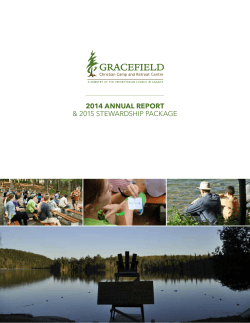 2014 annual report & 2015 stewardship package
