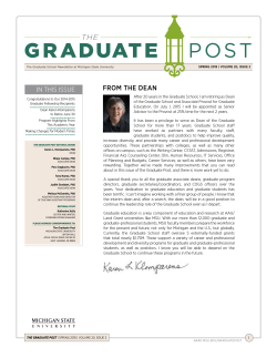 GRADUATE POST - The Graduate School