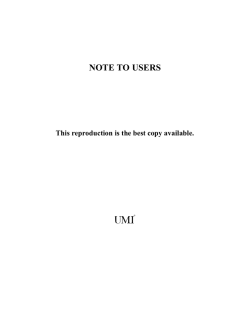 NOTE TO USERS - Gradworks