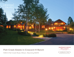 Fish Creek Estate in Crescent H Ranch