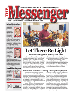 The Messenger â March 20, 2015