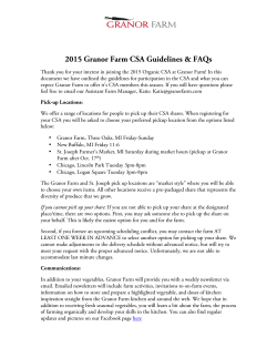 CSA Guidelines and FAQs