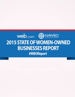2015 State of Women-Owned Business Report