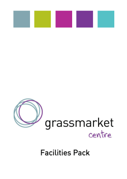 Facilities Pack - Grassmarket Community Project