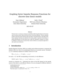 Graphing better Impulse Response Functions for discrete
