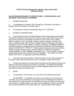 WTVG-TV/13abc Massage Envy Mother`s Day Contest