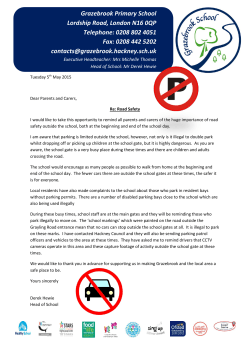 Parking Letter 05.05.2015 - Grazebrook Primary School