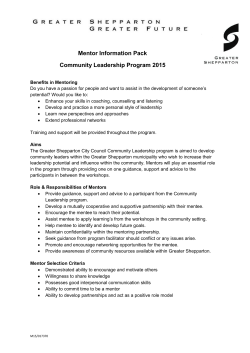 Community Leadership Program