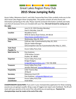 Show Jumping Rally packet