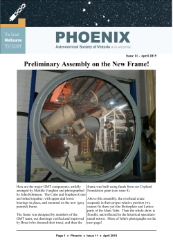 Phoenix Newsletter â Issue 11, April 2015