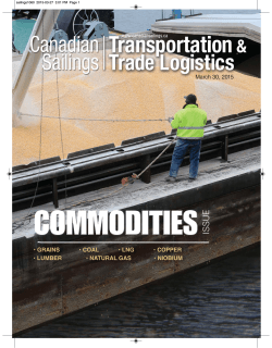 commodities - Canadian Sailings