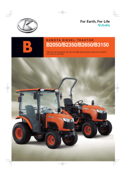 kubota diesel tractor b b2050/b2350/b2650/b3150