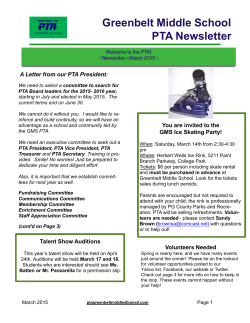 GMS PTA Newsletter_March 2015