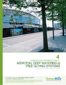 AERATION, DEEP WATERING & TREE GUYING SYSTEMS