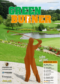 Greenburner Magazin 01-2015 als PDF Download