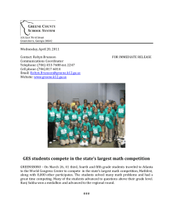 GES students compete in the state`s largest math