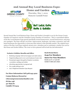 Home and Garden - Greene County Chamber of Commerce