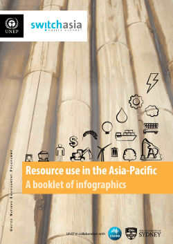 Resource use in the Asia-Pacific - A booklet of