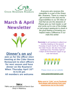 to view Feb/March 2015 Newsletter