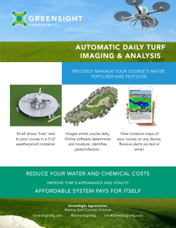 View our PDF brochure - GreenSight Agronomics