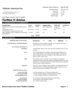 Turftlon II Amine MSDS