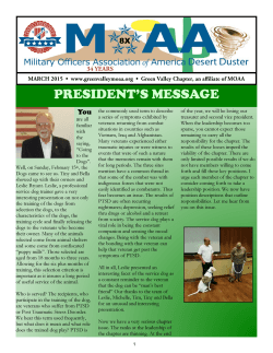 March 2015 - MOAA Green Valley Chapter