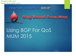 TheBrothersWISP.com - Greg Sowell Consulting