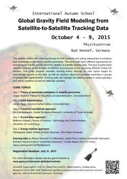 Global Gravity Field Modeling from Satellite-to-Satellite
