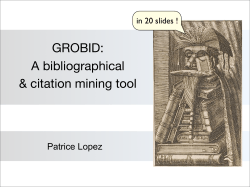 Term Extraction - GROBID Documentation
