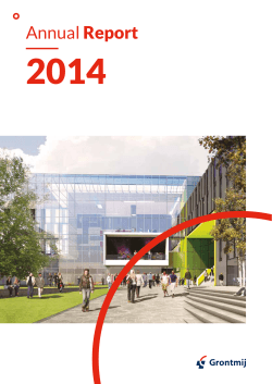 Grontmij Annual Report 2014 (PDF version)