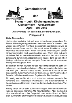 April - Mai 2015 - grosssorheim