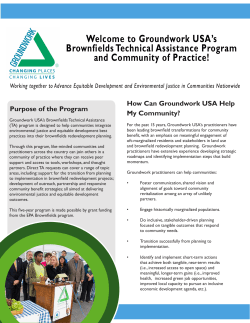 to learn more about the GWUSA Brownfields TA Program