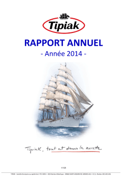RAPPORT ANNUEL - Version internet - Accueil