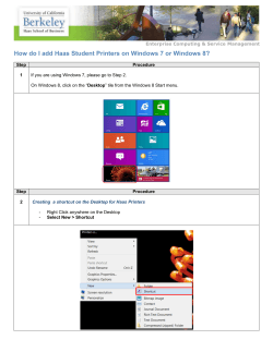 How do I add Haas Student Printers on Windows 7 or Windows 8?