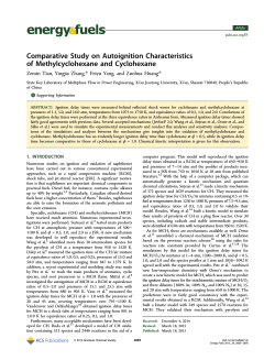 Comparative Study on Autoignition Characteristics of