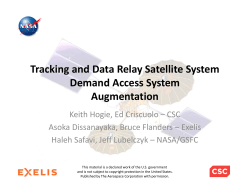 Tracking and Data Relay Satellite System Demand Access System