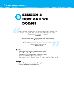 Session 1: How are we doing?